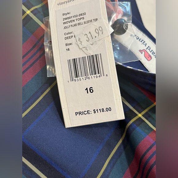 NWT Vineyard Vines Top size 16 - Picture 11 of 16